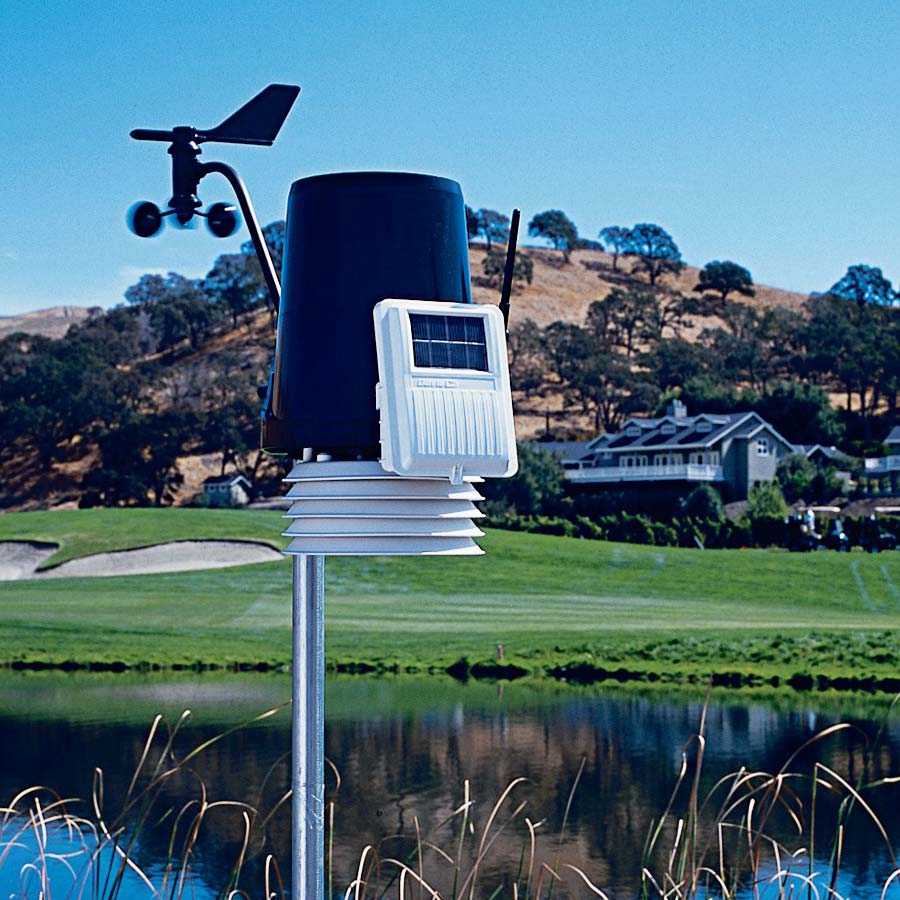 風速計・風向計・気象観測セット（風向・風速・温度・気圧）：無線式 ウェザーステーション-D: 土壌湿度センサー、土壌温度 センサー、リーフモイスチャー、日射計測、紫外線計測